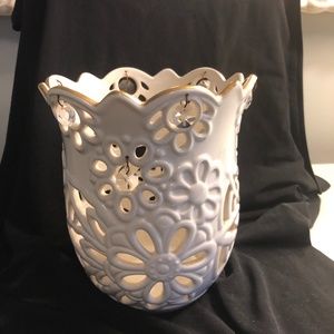 Lenox Garden Lights Flower Votive Candle Holder, Rare